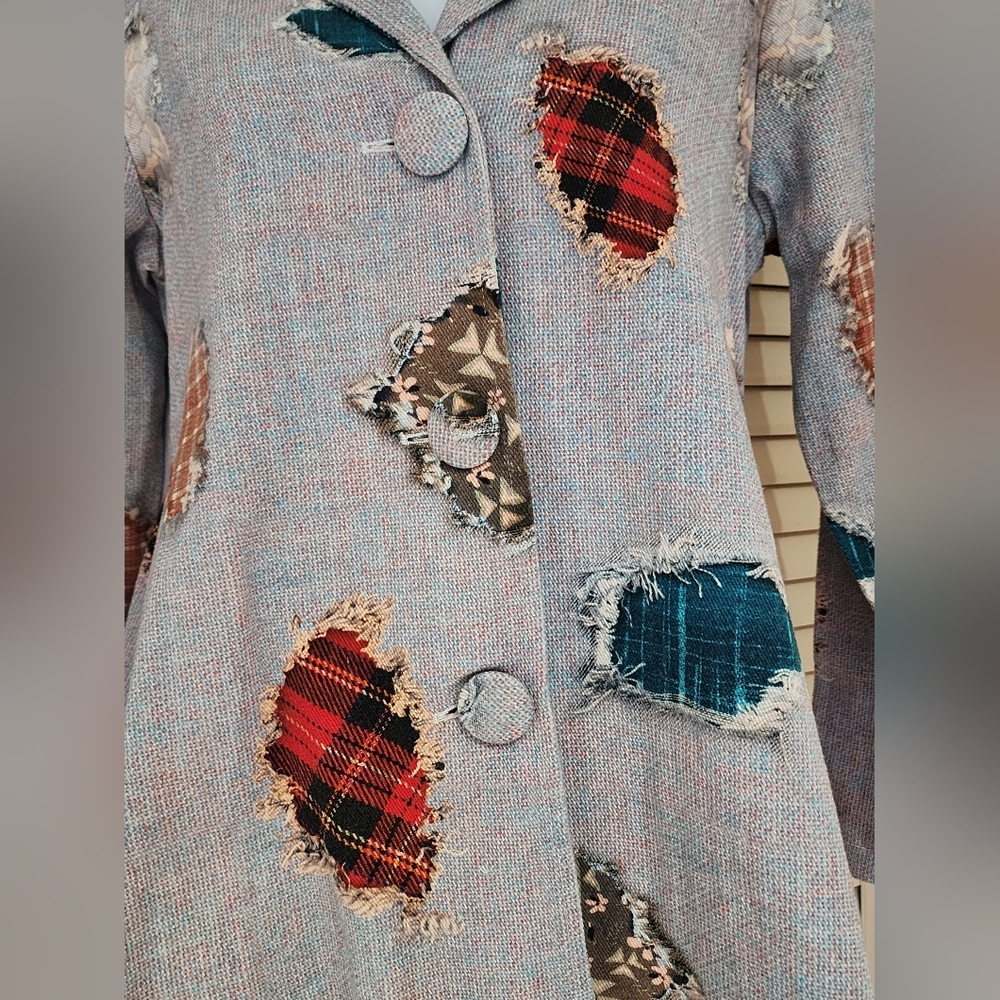 Radzoli Multicolor Patchwork Jacket - Picture 3 of 7